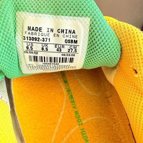 Size 9.5 - Nike Zoom Air Hayward UofO DUCKS 313092-371 Men's Running Shoe - Picture 5 of 11